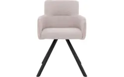 Goossens eetkamerstoel jesse beige stof - 8234500-{merk}-proefmodel-proefmodel-01